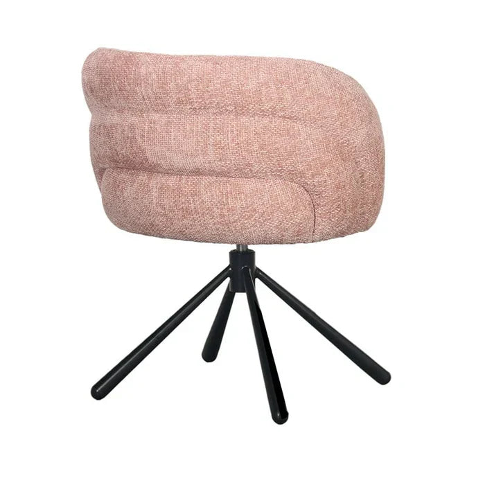 Pebble Swivel Chair Pastel Pink